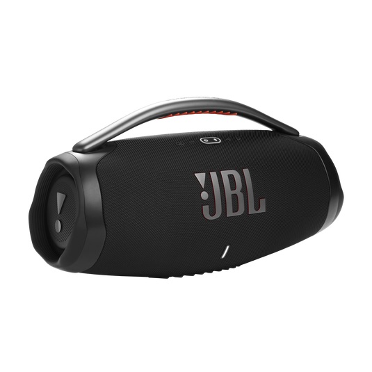 JBL Boombox 3 - Portable Bluetooth Speaker, Powerful Sound and Monstrous bass, IPX7 Waterproof, 24 Hours of Playtime, powerbank, JBL PartyBoost for Speaker Pairing, and eco-Friendly Packaging